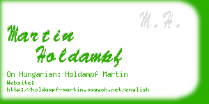 martin holdampf business card